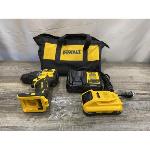 AS-IS DEWALT ATOMIC 20V Cordless 1/2 in. Compact Hammer Drill Kit