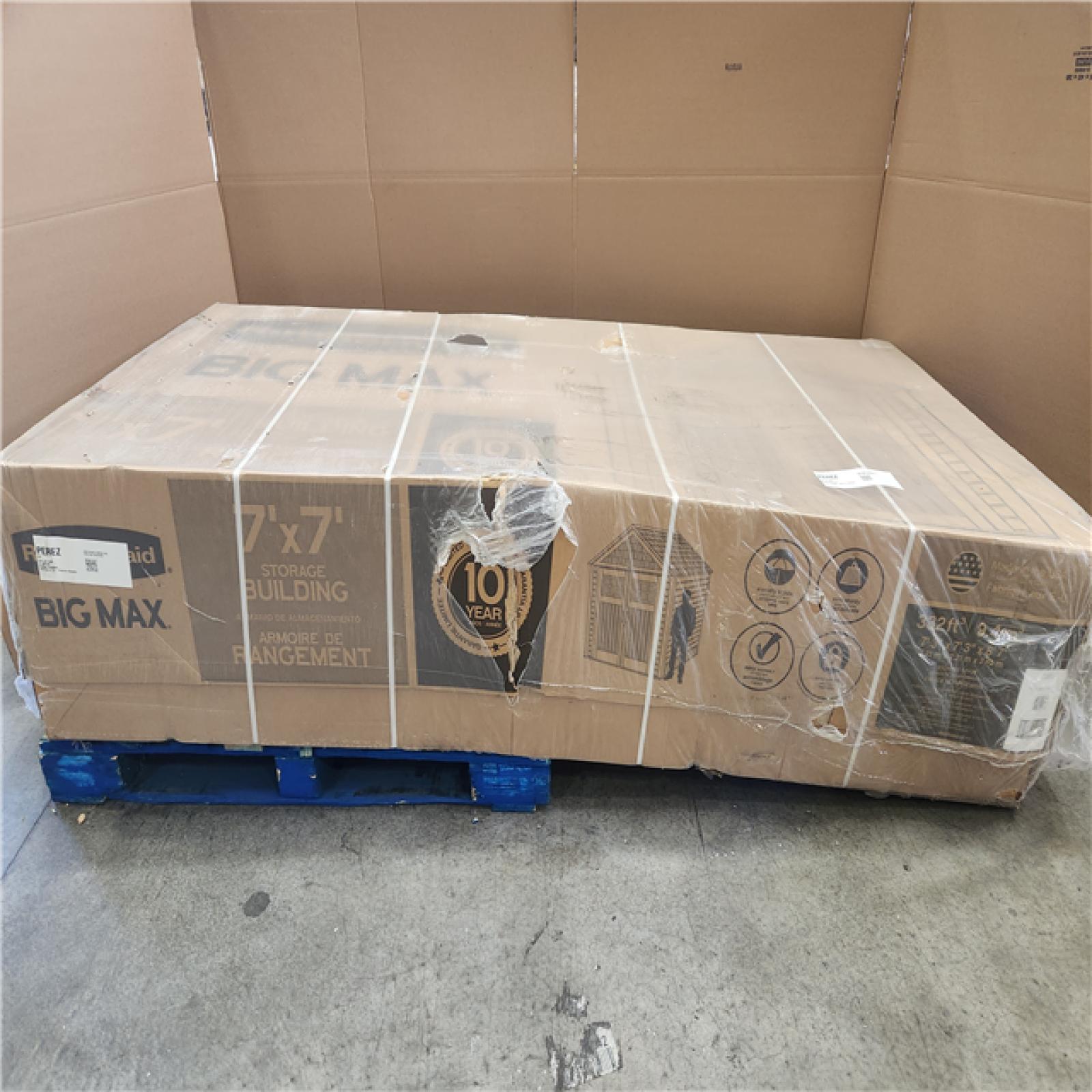 Phoenix NEW Rubbermaid Big Max 7 ft. x 7 ft. Storage Shed (SEALED)