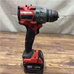 AS-IS MILWAUKEE M18 FUEL 18V Lithium-Ion Brushless Cordless Hammer Drill and Impact Driver Combo Kit (2-Tool) with 2 Batteries