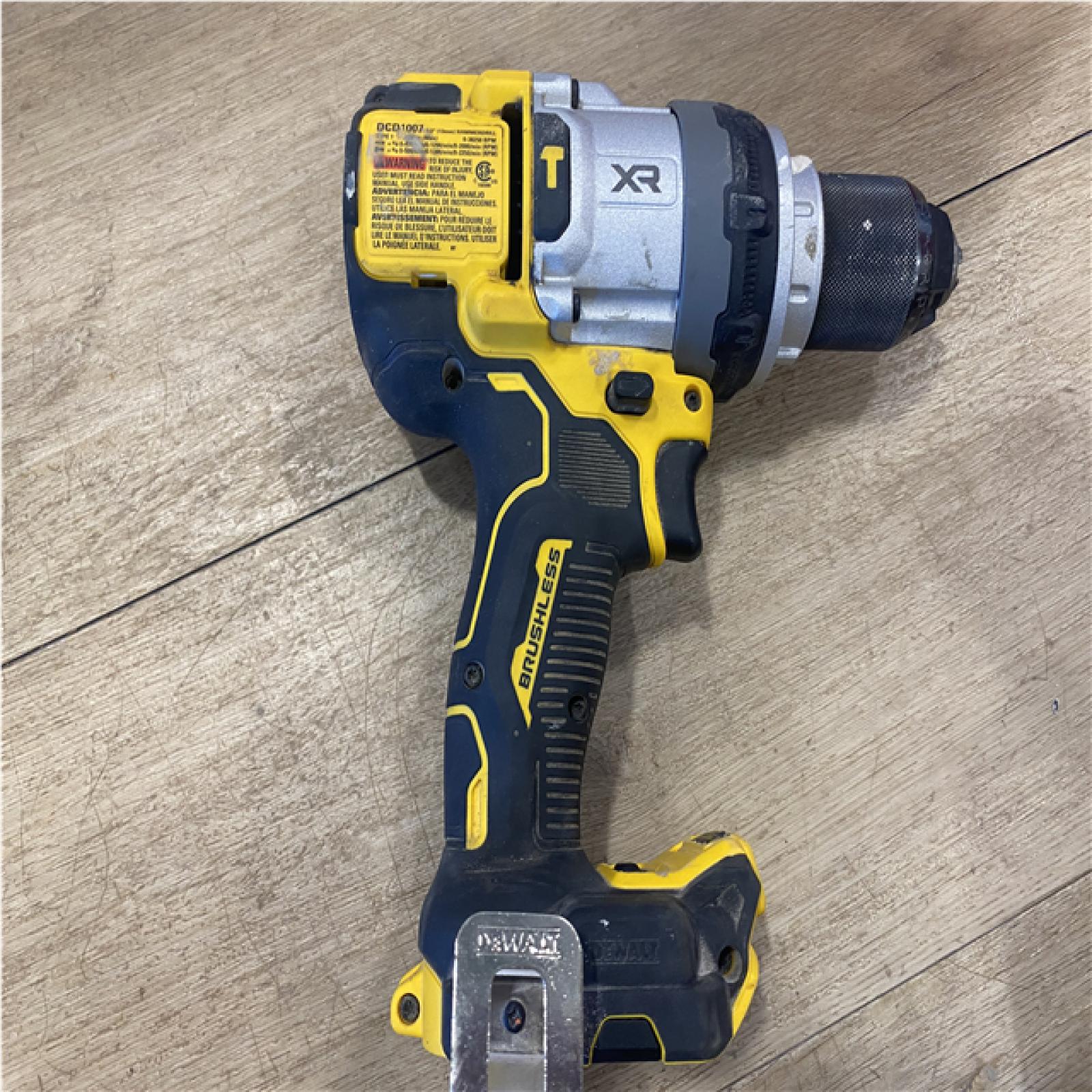 AS-IS DEWALT 20V MAX Brushless Cordless 1/2 3-Speed Hammer Drill (Tool-Only)