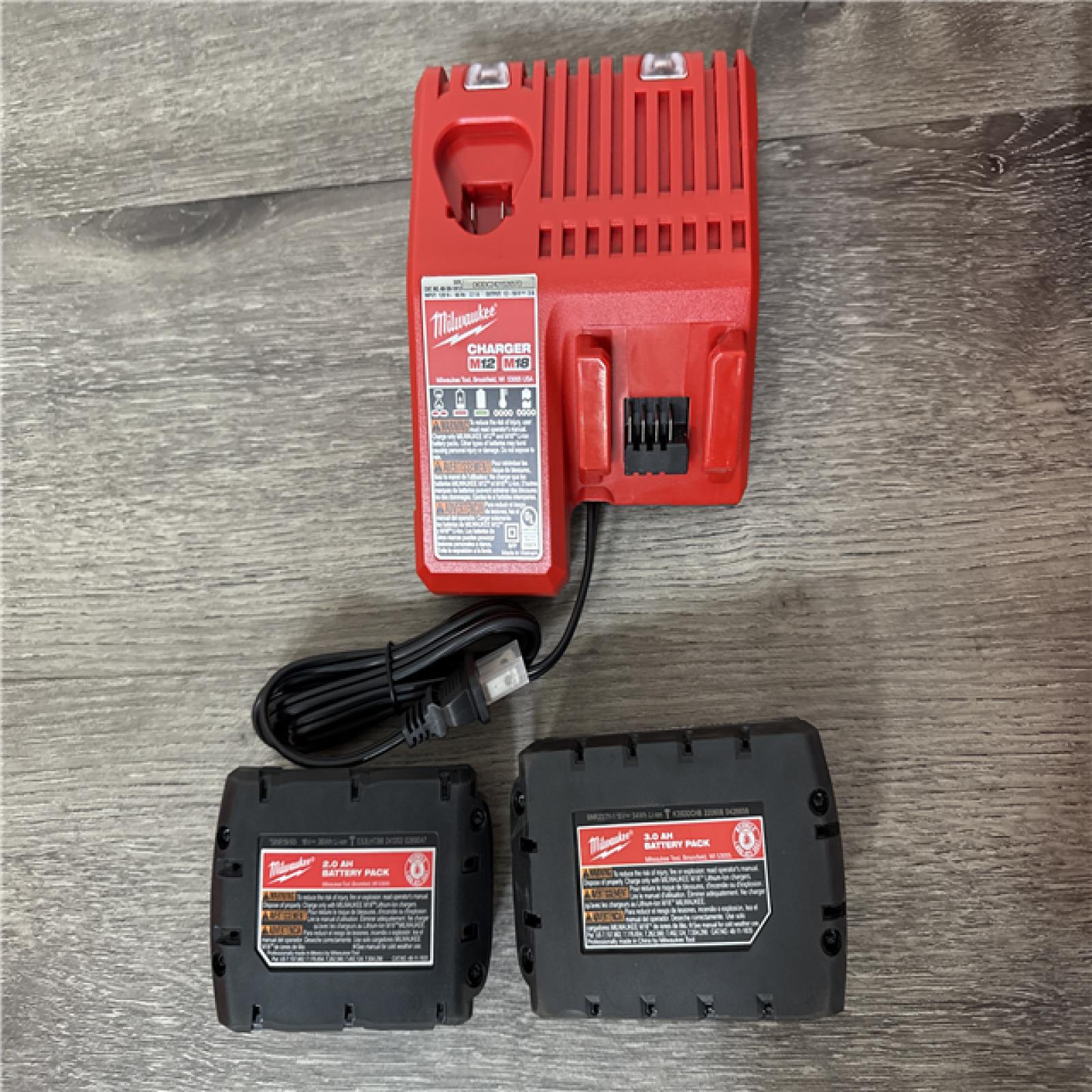 California AS-IS Milwaukee M18 Press Tool Kit  Includes (2) Batteries  Charger & Hard Case