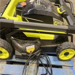 Dallas Location - As-Is RYOBI 80V HP Brushless Battery Cordless Electric 30 in. Multi-Blade Lawn Mower with Battery and Charger