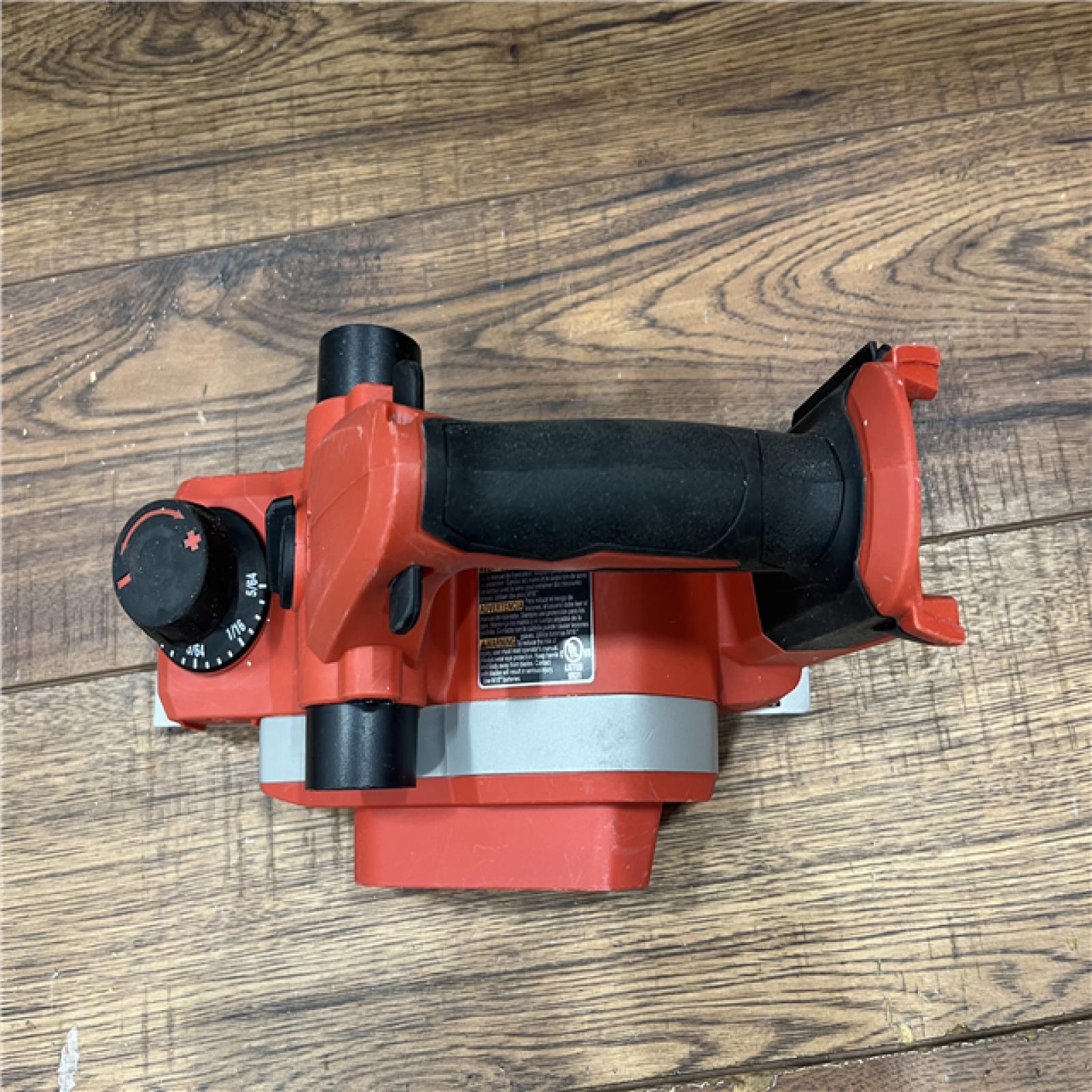 AS-IS Milwaukee M18 18-Volt Lithium-Ion Cordless 3-1/4 in. Planer (Tool-Only)