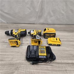 AS-IS DEWALT 20V MAX Cordless Hammer Drill/Driver 2 Tool Combo Kit