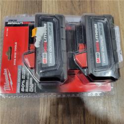 NEW! Milwaukee M18 18-Volt Lithium-Ion High Output 6.0Ah Battery Pack (2-Pack)