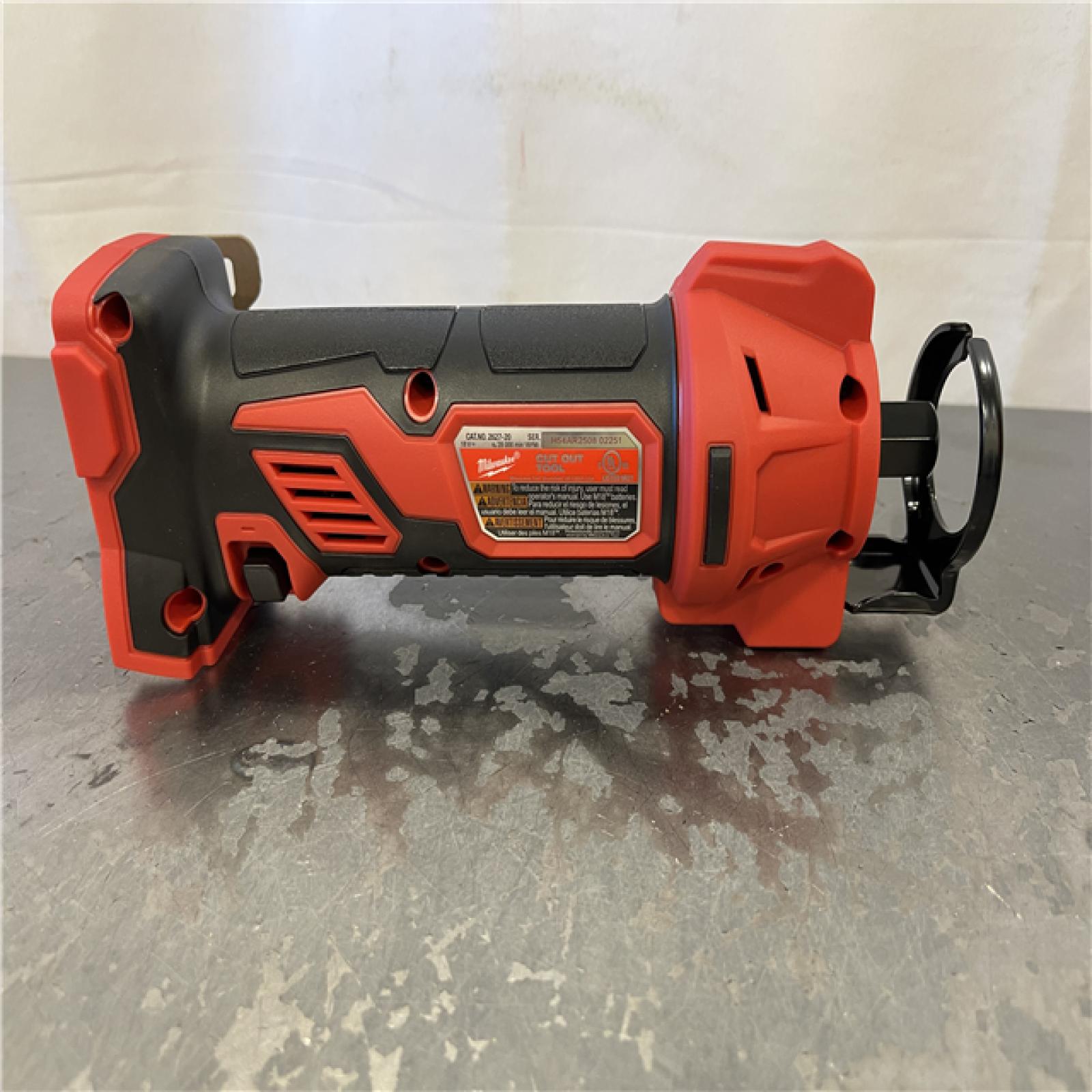 AS-IS - Milwaukee M18 18-Volt Lithium-Ion Cordless Drywall Cut Out Tool