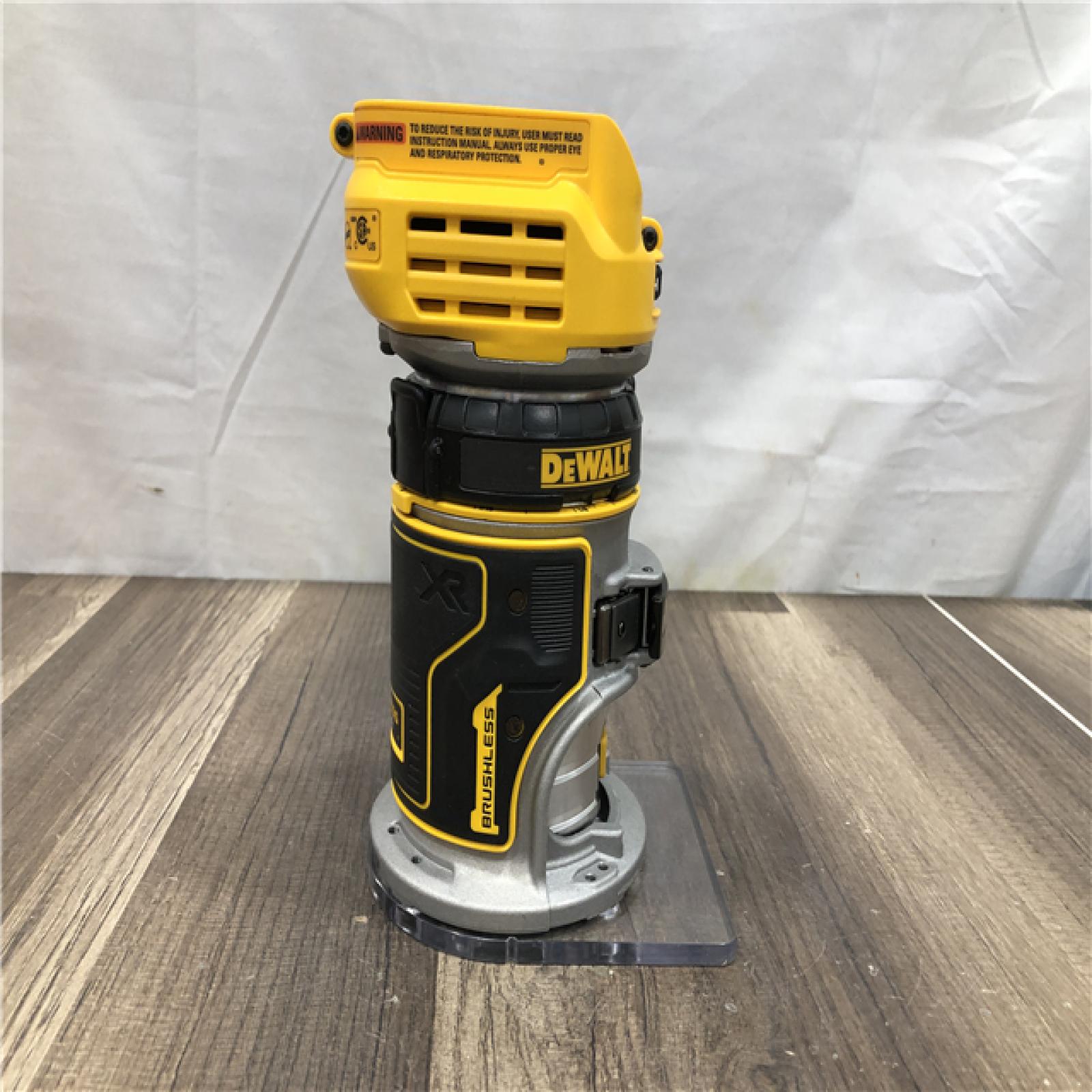 AS-IS DEWALT 20V MAX XR Cordless Brushless Fixed Base Compact Router (Tool Only)