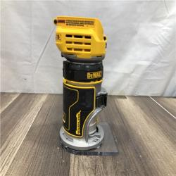 AS-IS DEWALT 20V MAX XR Cordless Brushless Fixed Base Compact Router (Tool Only)