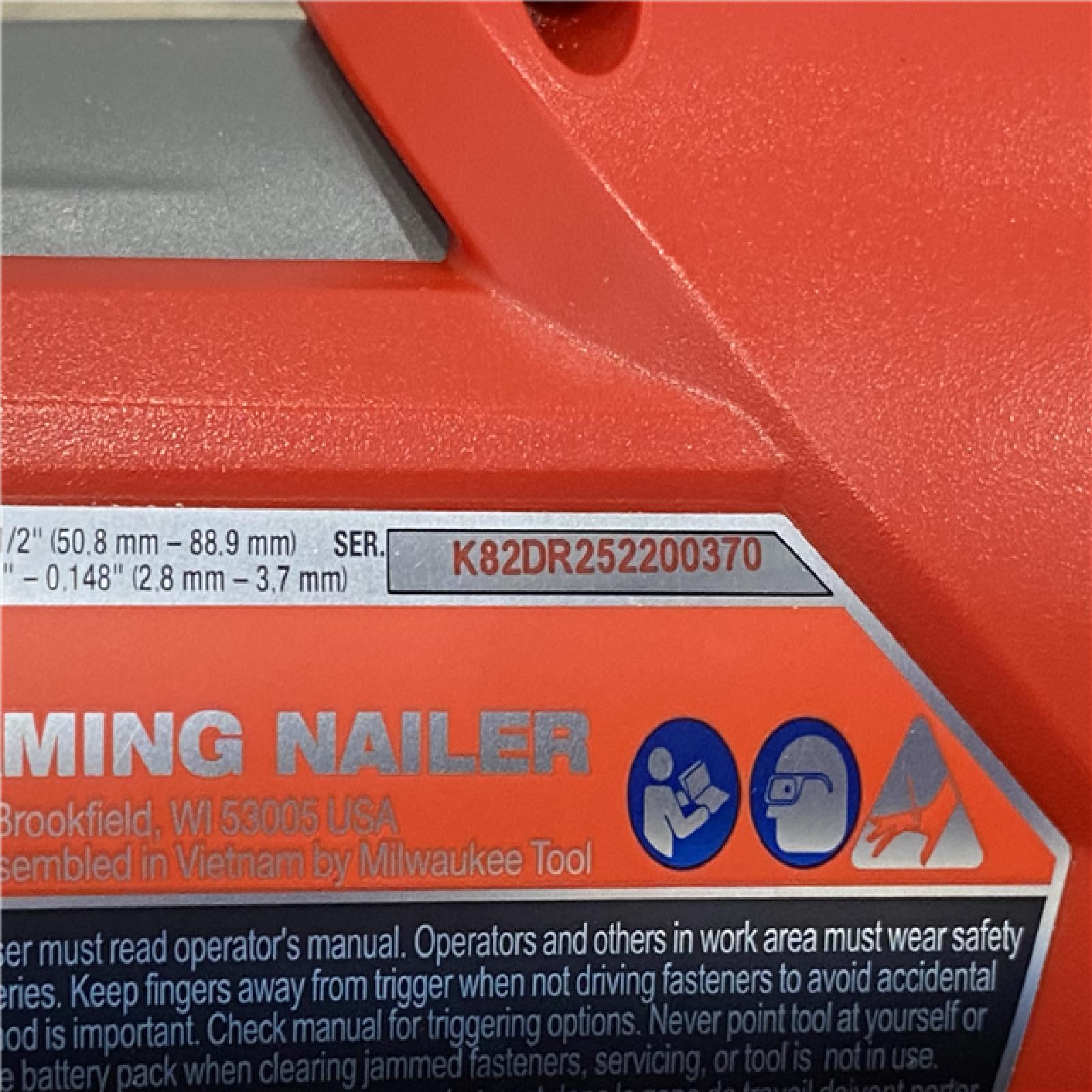 AS-IS Milwaukee FUEL 3-1/2 in. 18-Volt 21-Degree Lithium-Ion Brushless Cordless Framing Nailer (Tool-Only)