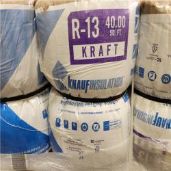 Phoenix Location Knauf Insulation R-13 EcoRoll Kraft Faced Fiberglass Insulation Roll 15 in. x 32 ft. x 3-1/2 in. Pallet (36 -Rolls)