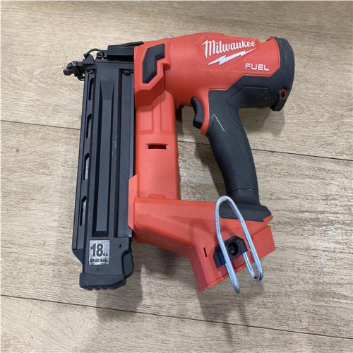 AS-IS - Milwaukee FUEL 18-Volt Lithium-Ion Brushless Cordless Gen II 18-Gauge Brad Nailer (Tool-Only)