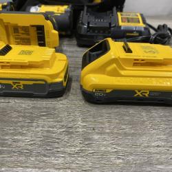 AS-IS DEWALT 20V XR Lithium-Ion Cordless 2-Tool Combo Kit