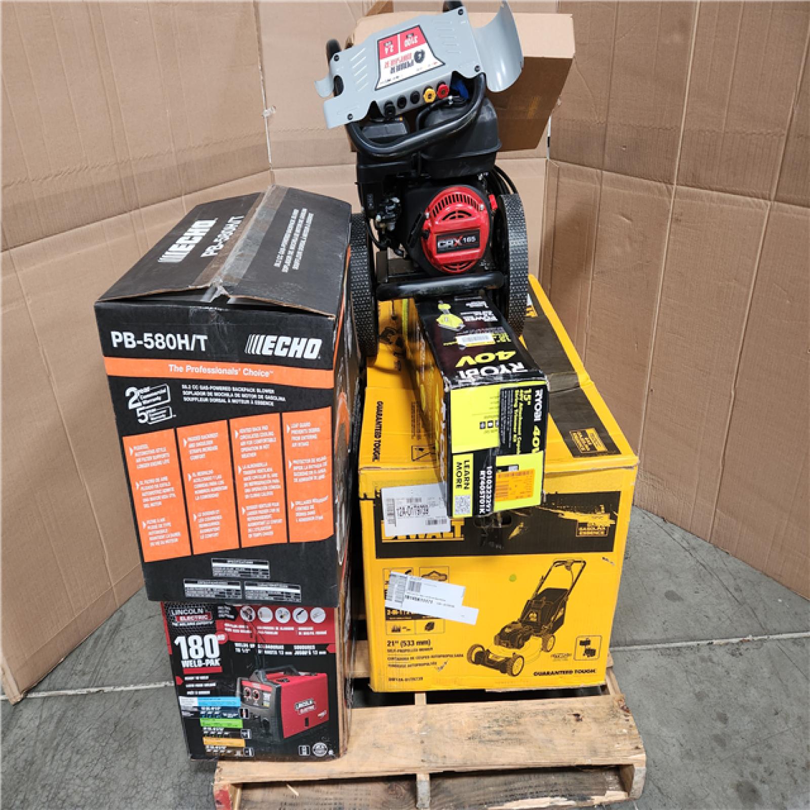 California As-Is Outdoor Power Equipment