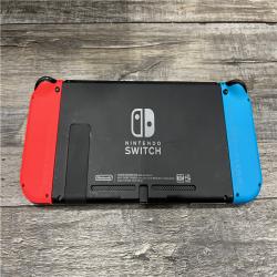 AS-IS Nintendo Switch with Neon Blue and Neon Red Joy-Con