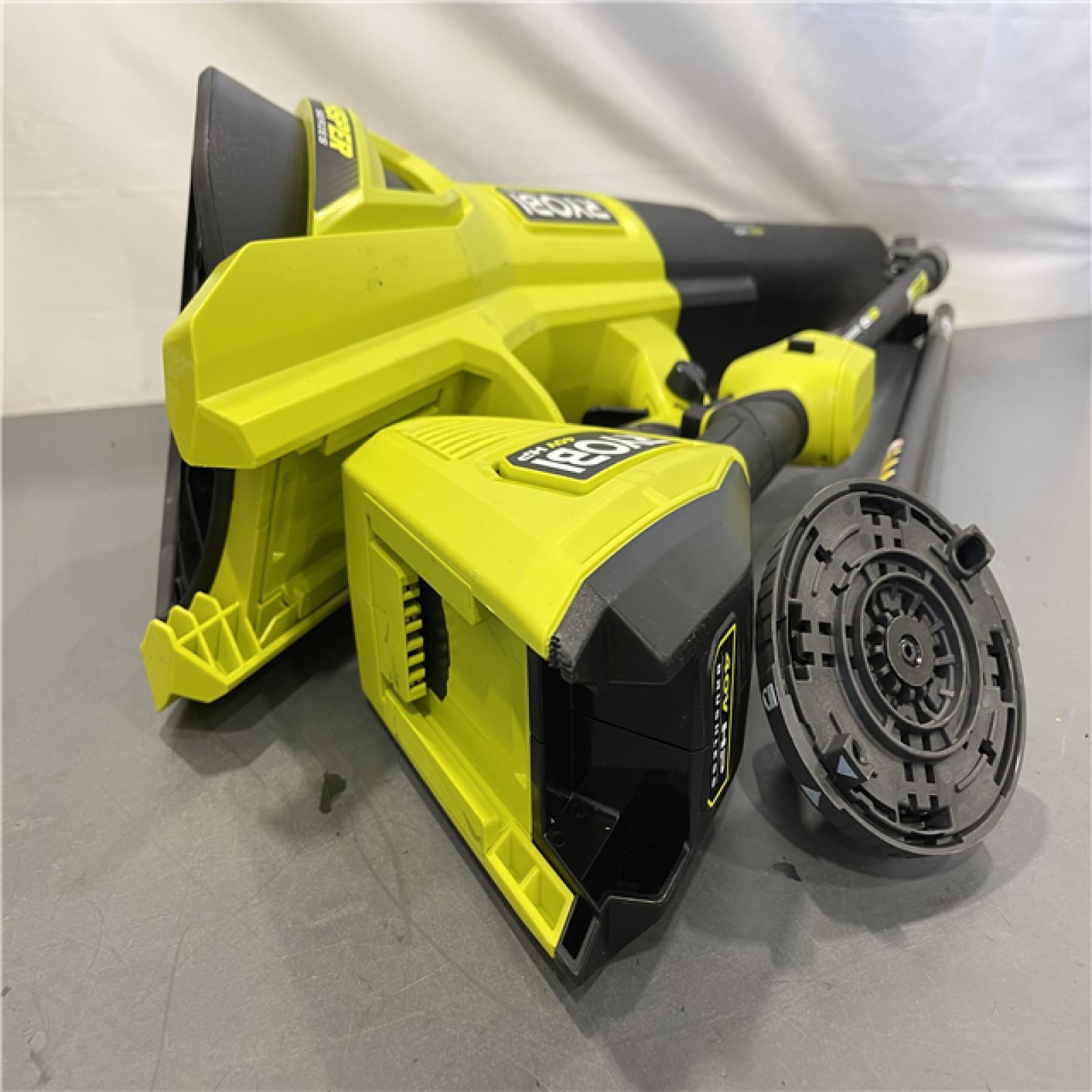 AS-IS - 40V HP Brushless 650 CFM 160 MPH Cordless Leaf Blower and Carbon Fiber String Trimmer with 4Ah Battery and Charger