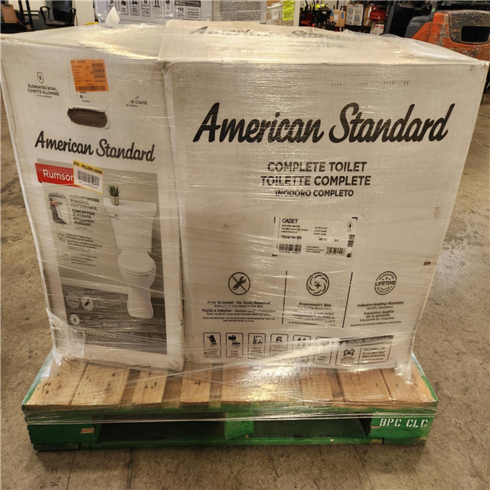 Phoenix Location AS-IS Mixed American Standard Toilet Pallet (3-Total)