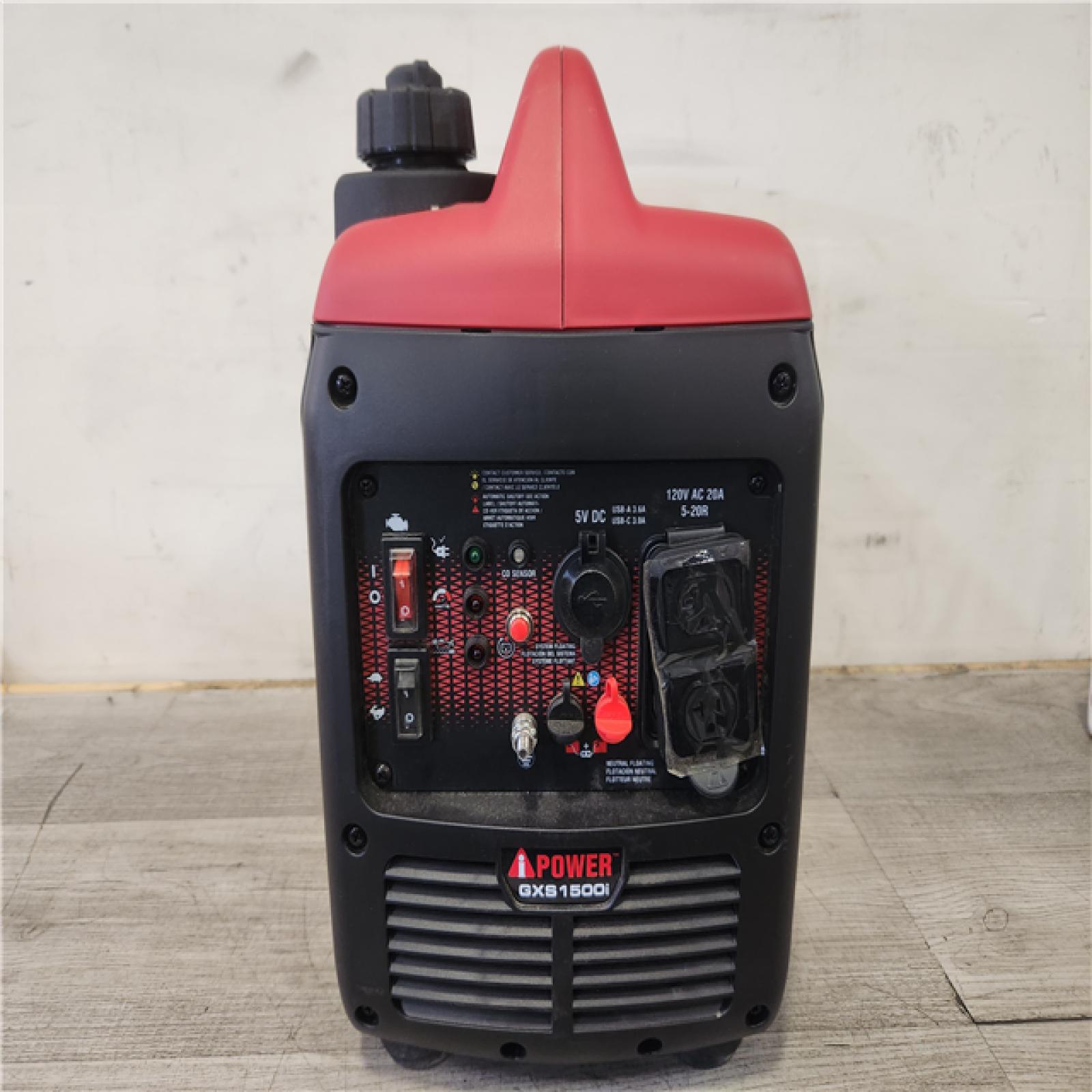 Phoenix NEW A-iPower 1500-Watt Recoil Start Gasoline Powered Ultra-Light Inverter Generator with 60cc OHV Engine and CO Sensor Shutdown