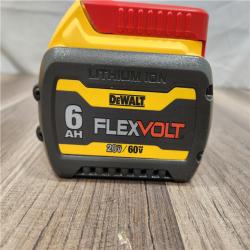 AS-IS - DEWALT FLEXVOLT 20V/60V MAX Lithium-Ion 6.0Ah Battery Pack with 6 Amp Output Charger