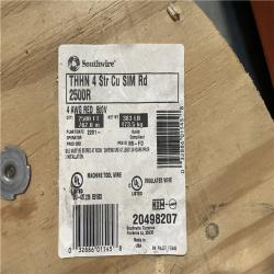 DALLAS LOCATION- Southwire 2 500 ft. 4 Red Stranded CU SIMpull THHN Wire