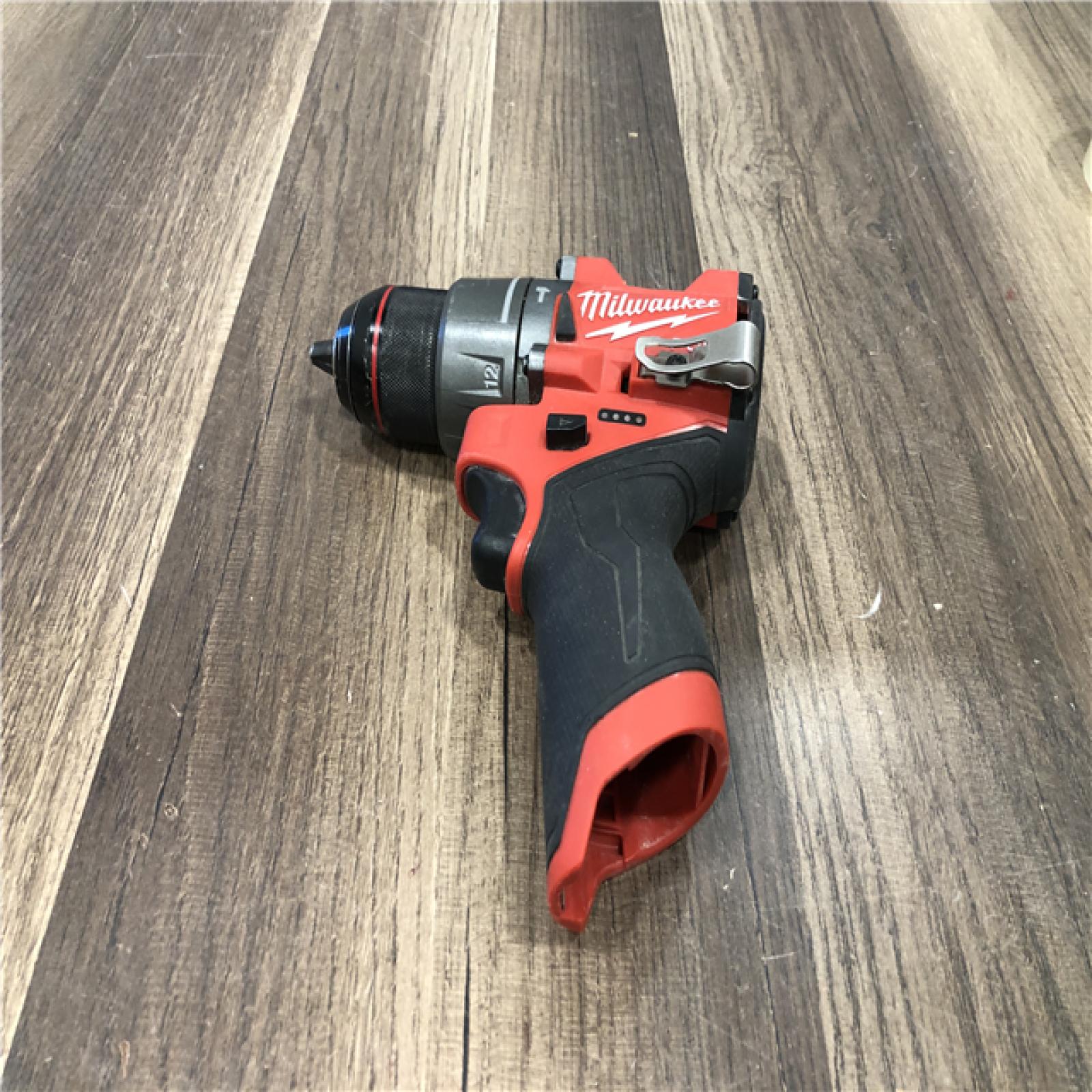 AS-IS Milwaukee  FUEL 12V Lithium-Ion Brushless Cordless 1/2 in. Hammer Drill (Tool-Only)