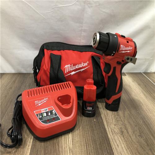 AS-IS Milwaukee 12-Volt Lithium-Ion Brushless Cordless Subcompact Brushless Drill Driver Kit