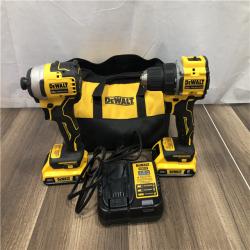 AS-IS DEWALT ATOMIC 20-Volt MAX Lithium-Ion Cordless Combo Kit
