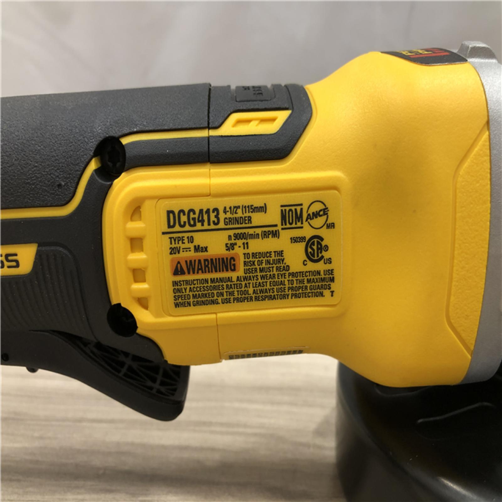 AS-IS DeWalt 20-Volt MAX XR Cordless 4-1/2 in. Small Angle Grinder (Tool-Only)