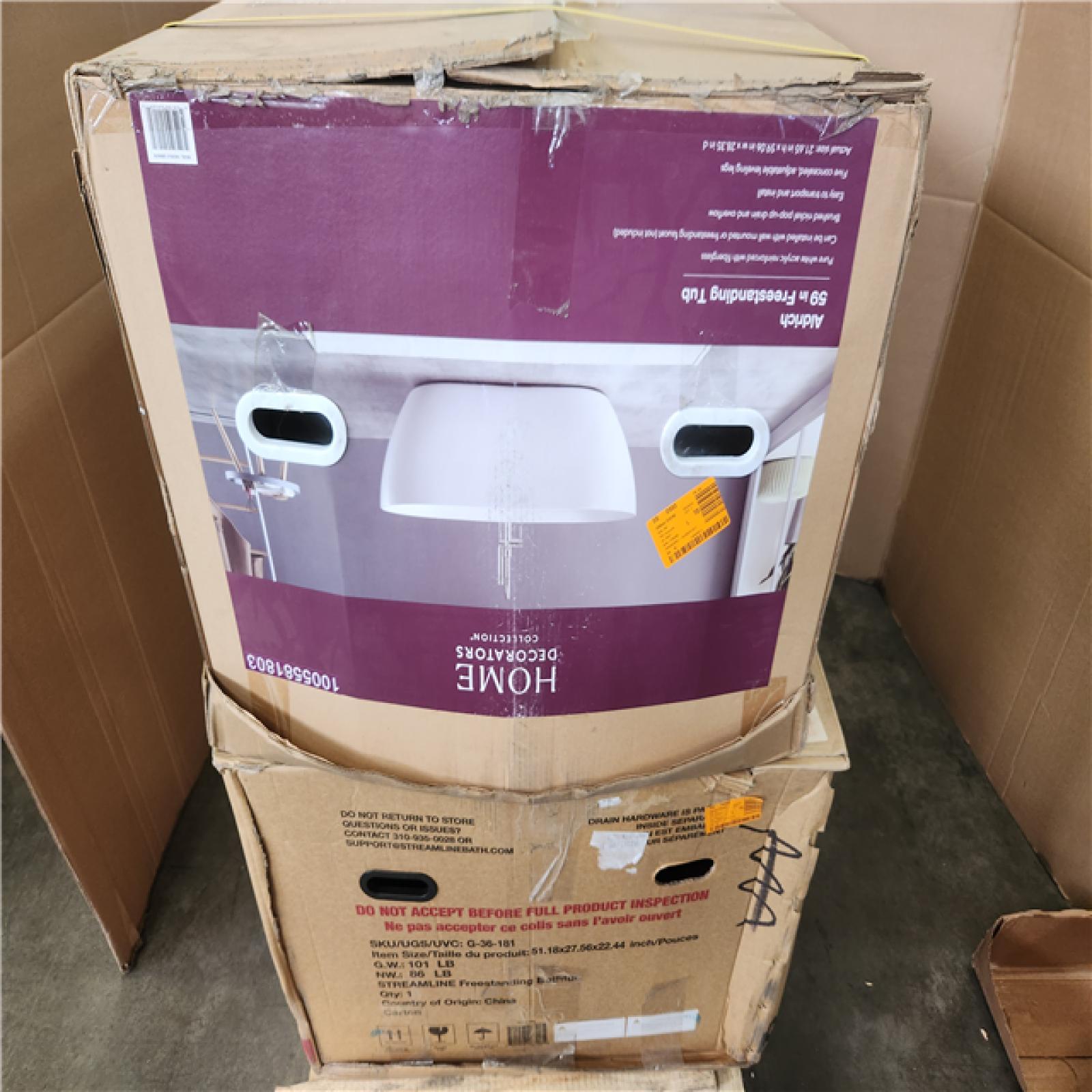 Phoenix NEW 2 Free Standing Tubs Pallet