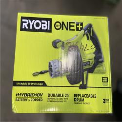 NEW! - RYOBI ONE+ 18V Hybrid Drain Auger (Tool Only)