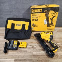 HOUSTON LOCATION - AS-IS DEWALT 20V MAX XR Lithium-Ion Cordless 2-1/2 in. 15-Gauge Finish Nailer Kit