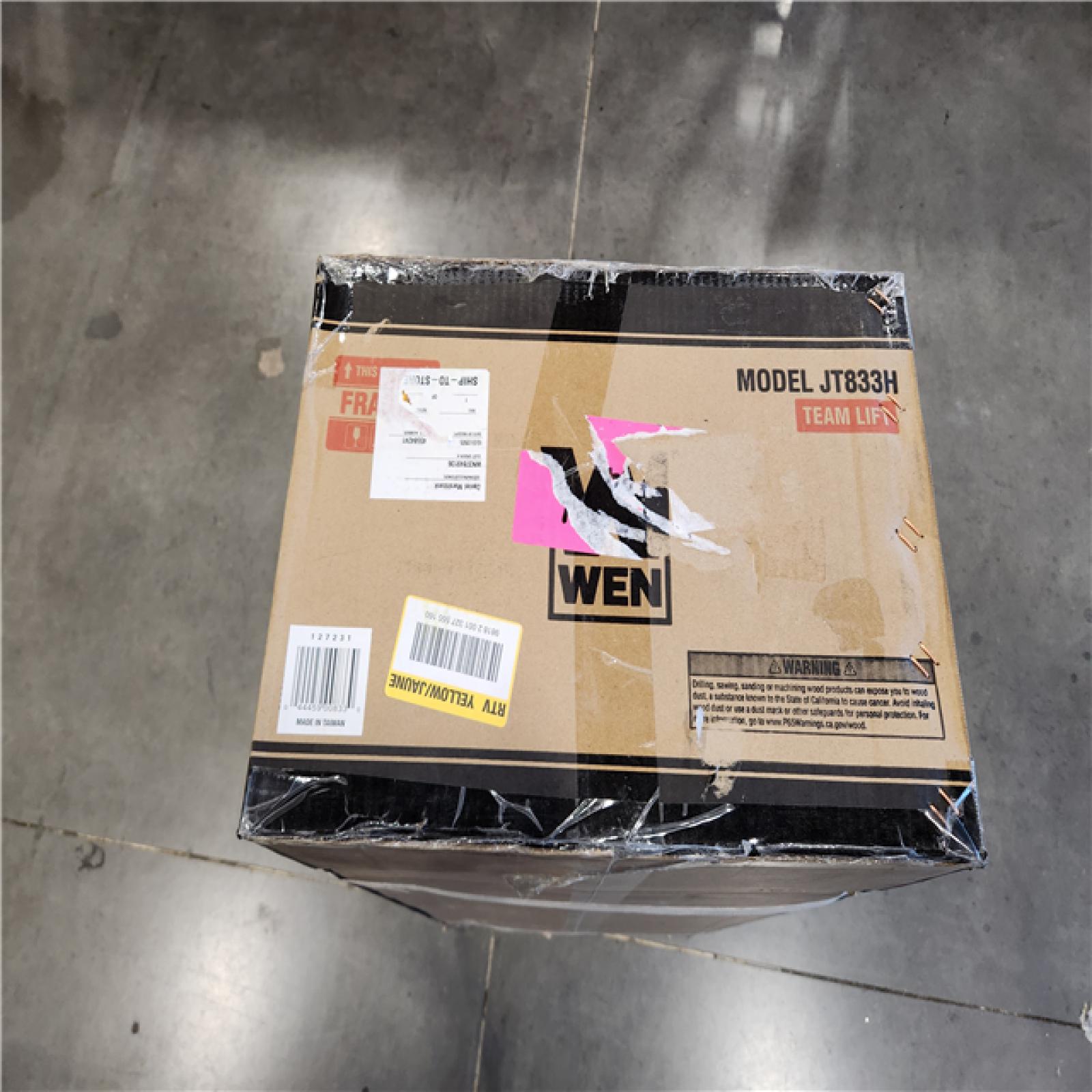 NEW - 10 Amp 8 in. Spiral Benchtop Jointer with Extendable Table