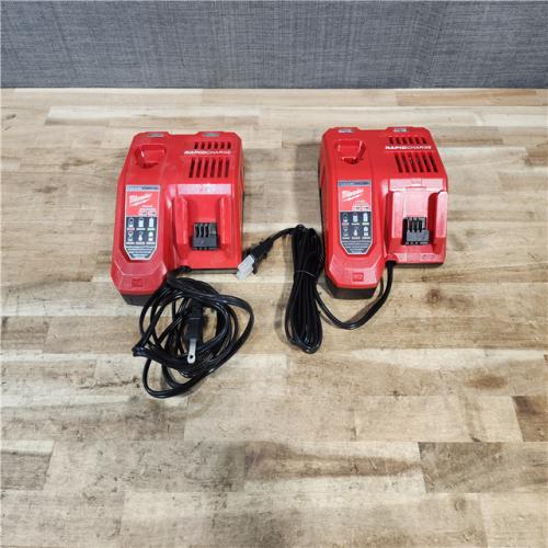 HOUSTON LOCATION - AS - IS MILWAUKEE BATTERY CHARGER PACK QTY - 2