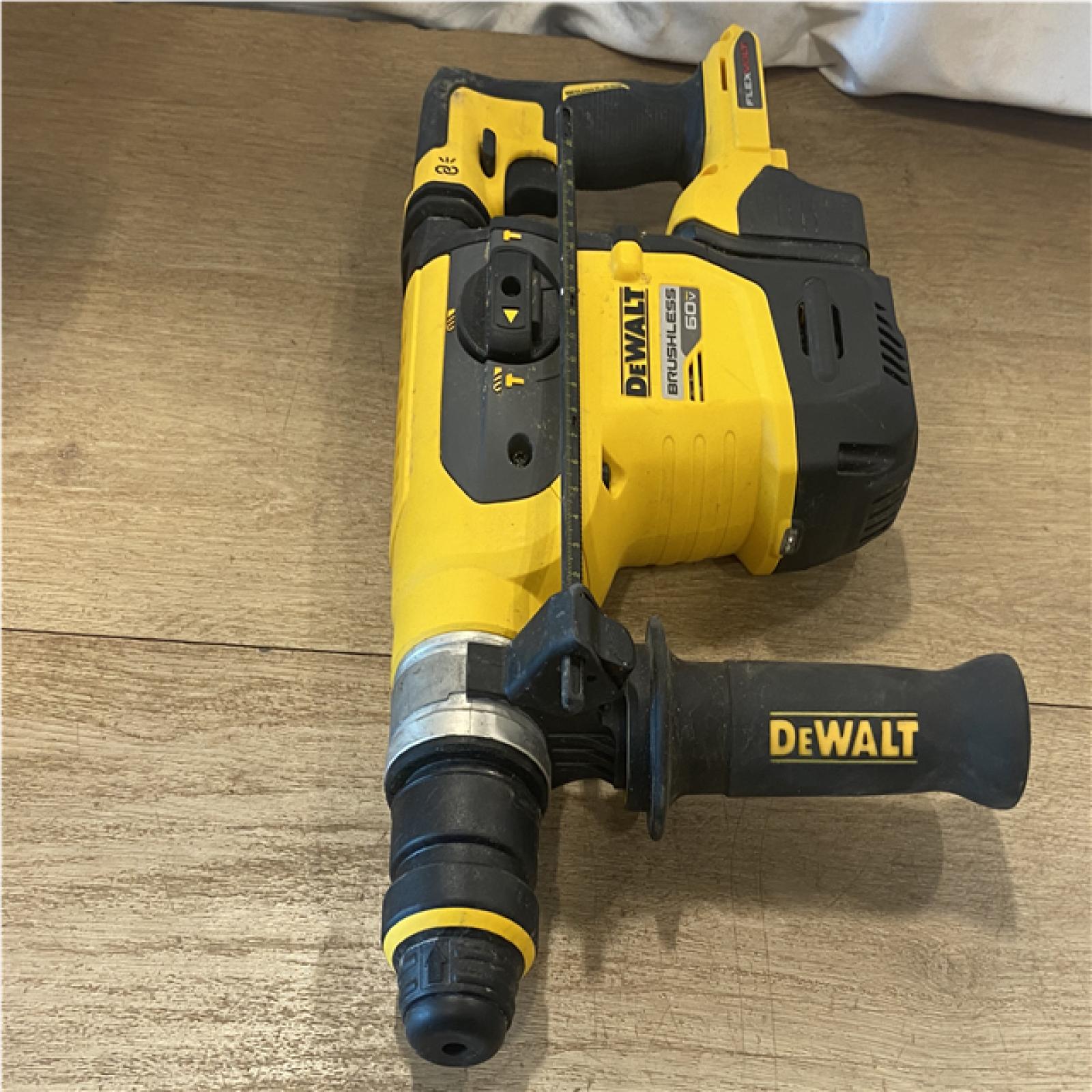 AS-IS DEWALT FLEXVOLT 60V MAX Cordless 1-1/4 in. SDS Plus Rotary Hammer (Tool Only)