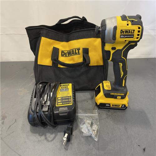 AS-IS - DeWALT ATOMIC 20V Max Lithium-Ion Brushless Cordless Compact 1/4 in. Impact Driver Kit