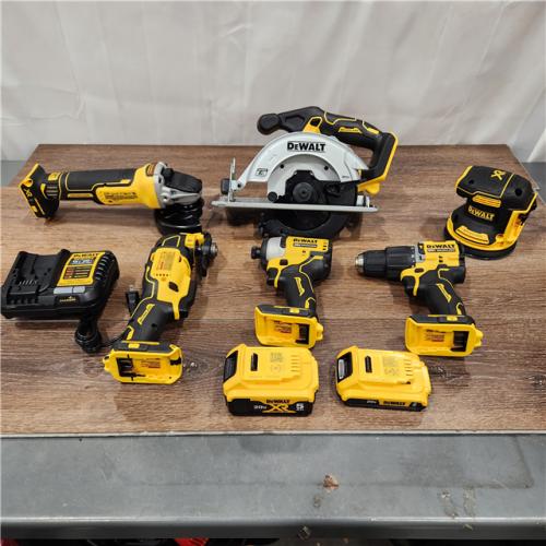 AS-IS Dewalt 20-Volt MAX ToughSystem Lithium-Ion 6-Tool Cordless Combo Kit