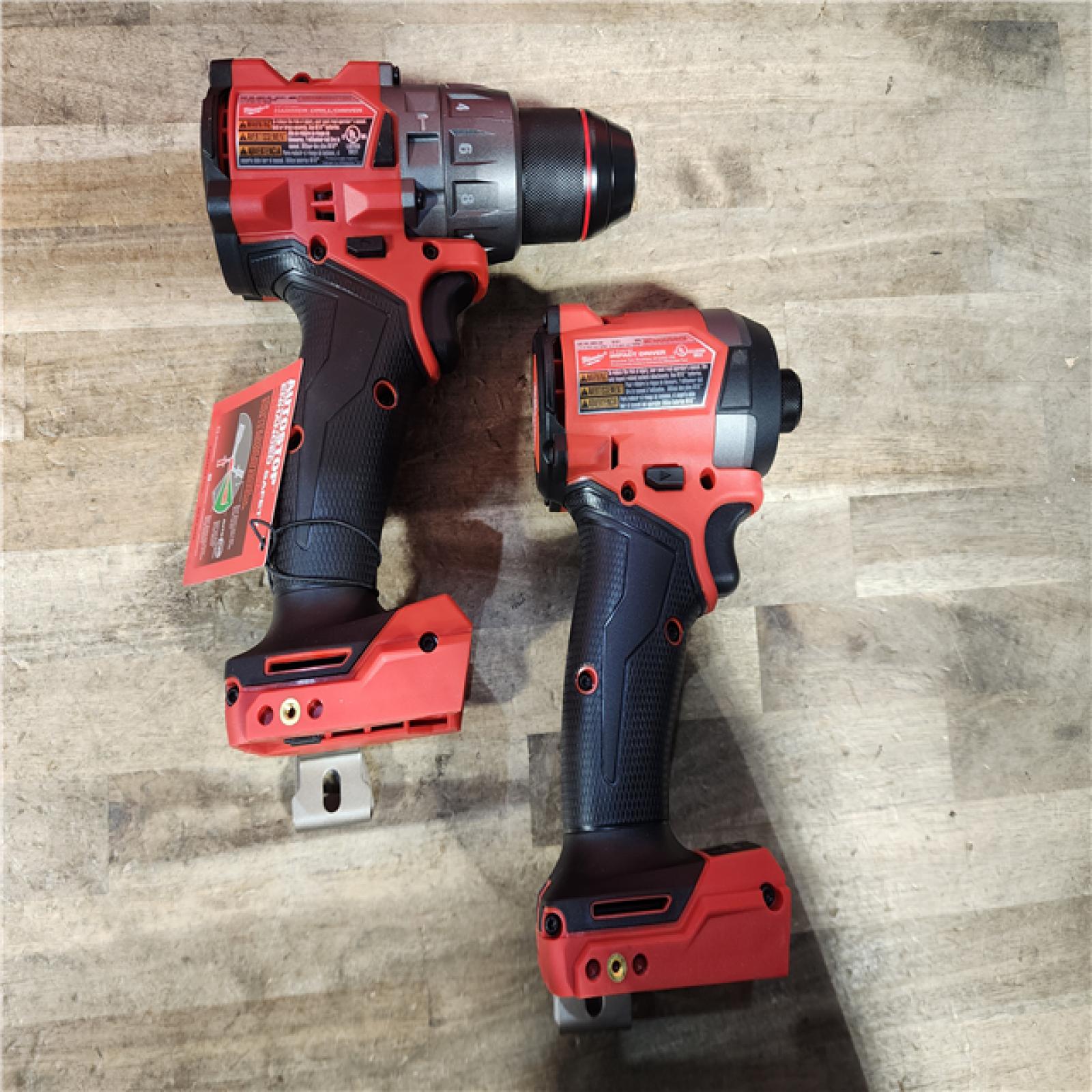 HOUSTON LOCATION - AS-IS (APPEARS LIKE NEW) Milwaukee FUEL 18V Lithium-Ion Brushless Cordless Hammer Drill and Impact Driver Combo Kit