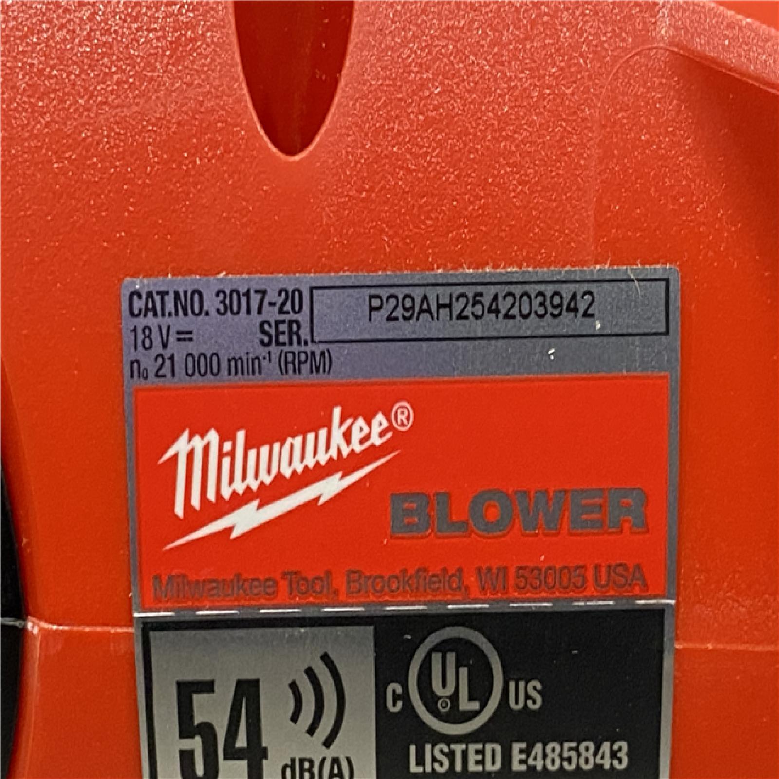 AS-IS Milwaukee FUEL 18V Lithium-Ion Brushless Cordless Handheld Blower (Tool-Only)