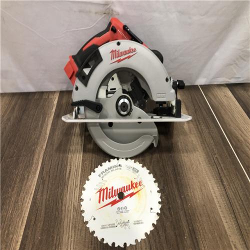 AS-IS Milwaukee 18V Lithium-Ion Brushless Cordless 7-1/4 in. Circular Saw (Tool-Only)