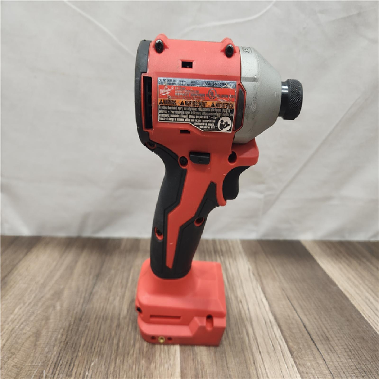 AS-IS- Milwaukee M18 18V Lithium-Ion Brushless Cordless 1/4 in. Compact Impact Driver (Tool Only)