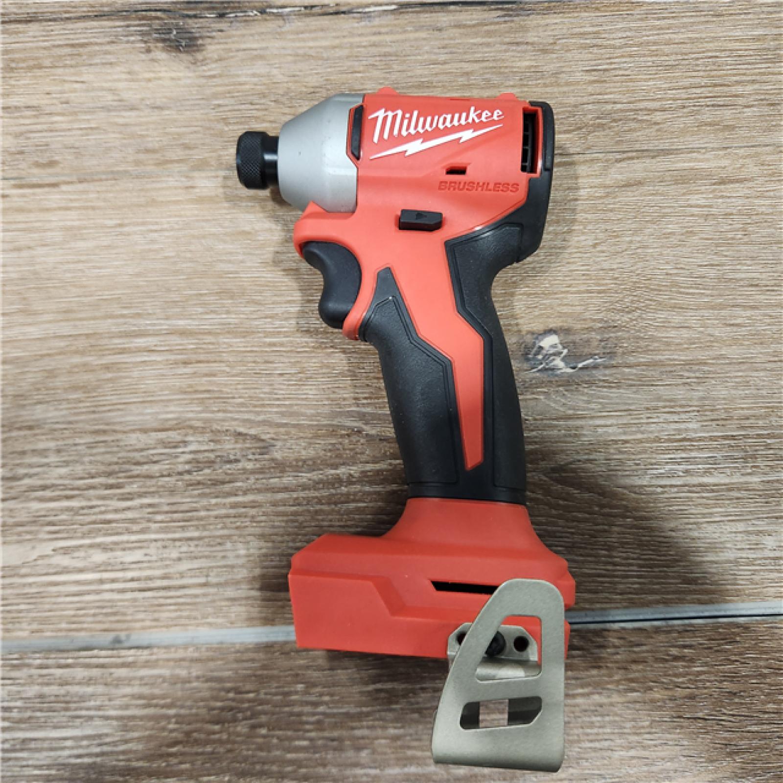 AS-IS Milwaukee M18 Compact Cordless Brushless 1 Tool Impact Driver Kit