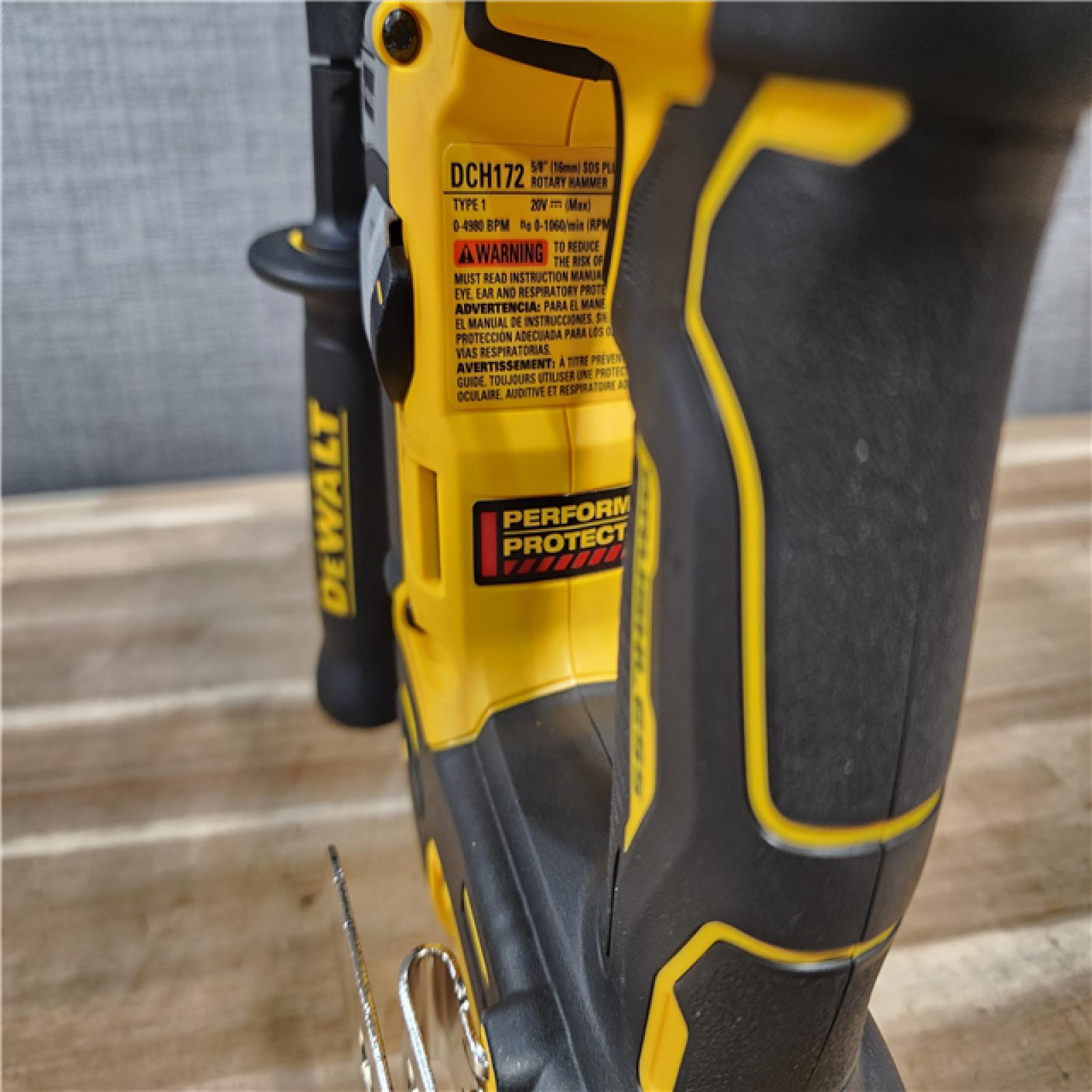 HOUSTON LOCATION - AS-IS DEWALT ATOMIC 20V MAX Cordless Brushless Ultra-Compact 5/8 in. SDS Plus Hammer Drill (Tool Only)