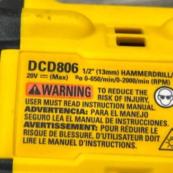 AS-IS DEWALT 20V XR Brushless Cordless 1/2 in. Hammer Drill (Tool-Only)