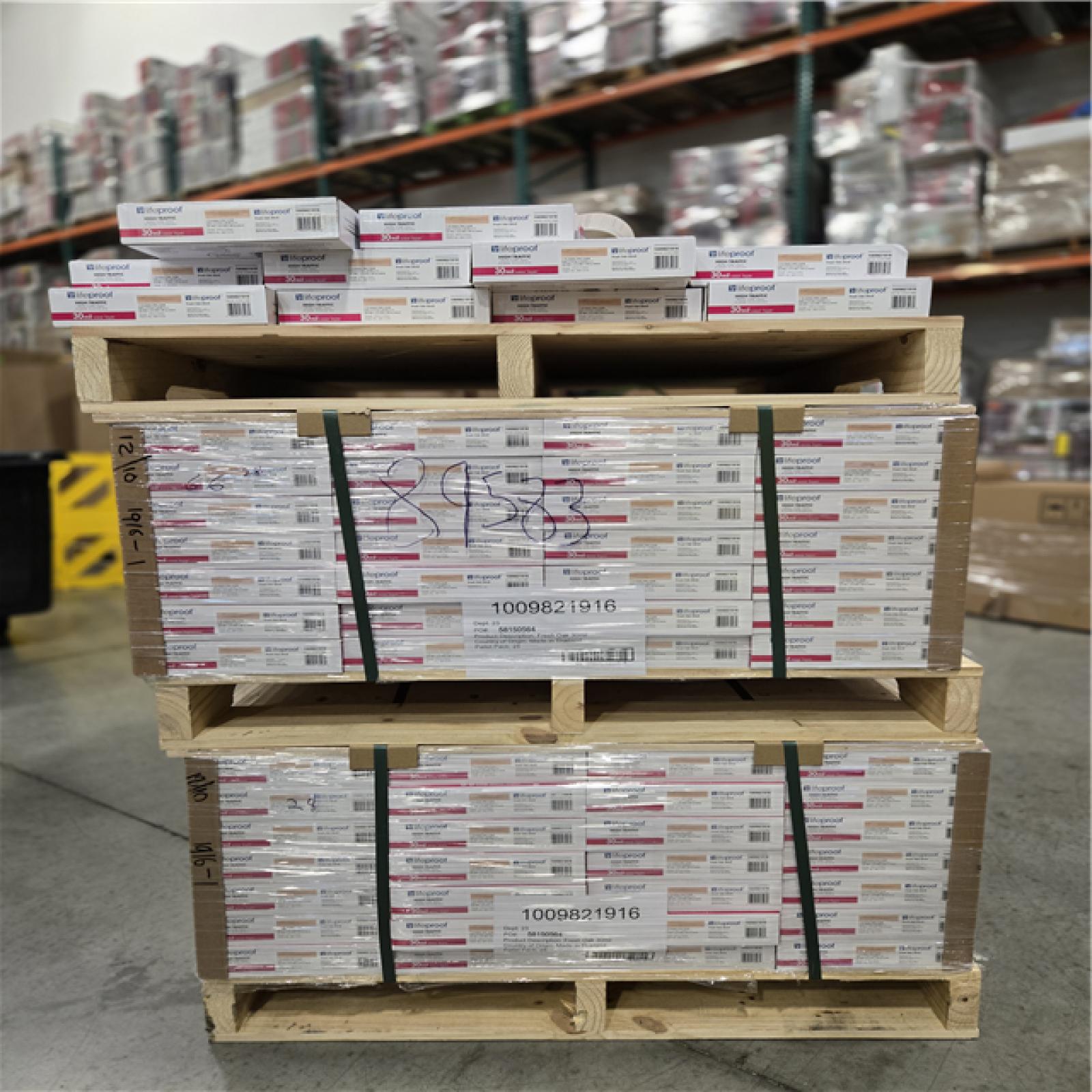 DALLAS LOCATION- Lifeproof Fresh Oak 30 MIL x 8.7 in. W x 48 in. L Click Lock Waterproof Luxury Vinyl Plank Flooring (20.1 sq. ft./case) PALLET-(66 UNITS)