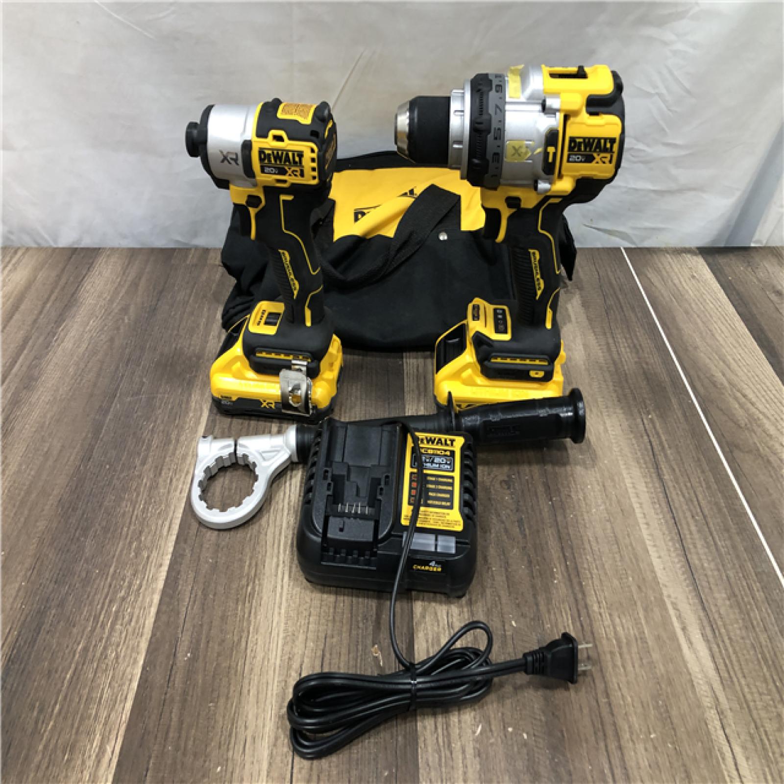 AS-IS DEWALT 20V MAX Lithium-Ion Cordless 2-Tool Combo Kit