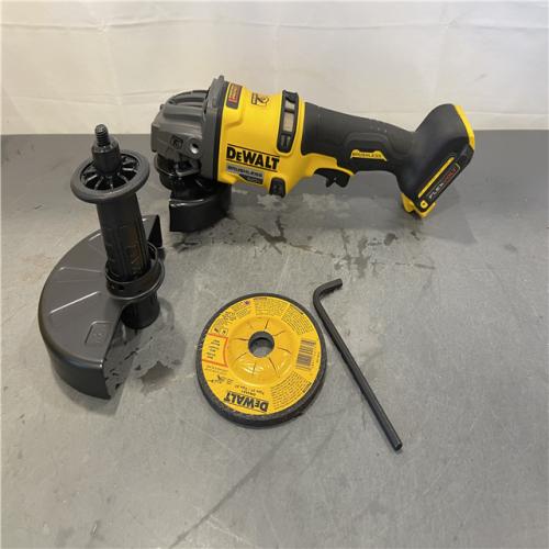 AS-IS - DEWALT FLEXVOLT 60V MAX Cordless Brushless 4.5 in. to 6 in. Small Angle Grinder with Kickback Brake
