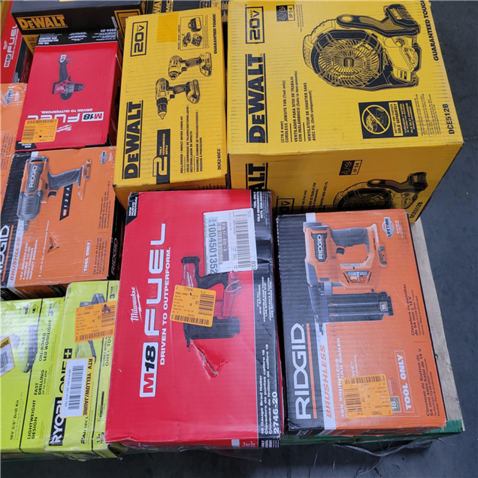 CALIFORNIA AS-IS TOOL PALLET