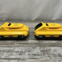 AS-IS DEWALT 20V MAX Compact Lithium-Ion 3.0Ah Battery Pack (2 Pack)