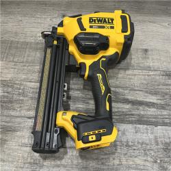 AS-IS DEWALT 20V MAX XR 18 Gauge Cordless Brad Nailer (Tool Only)
