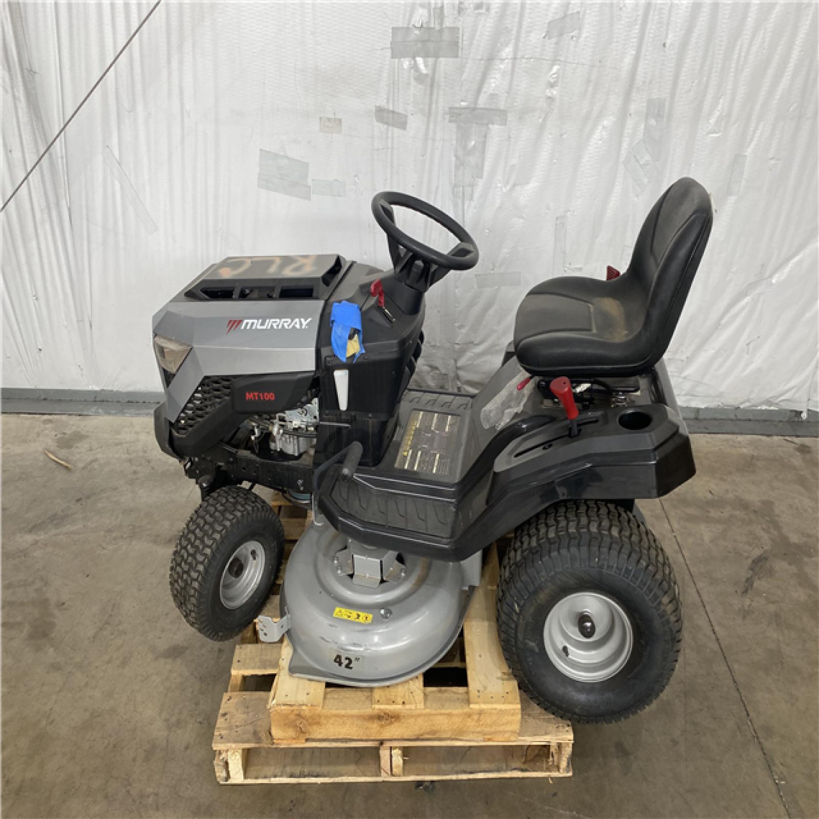 Houston Location AS IS - Outdoor Power Equipment HUSKY MT100  42 inch Riding Mower