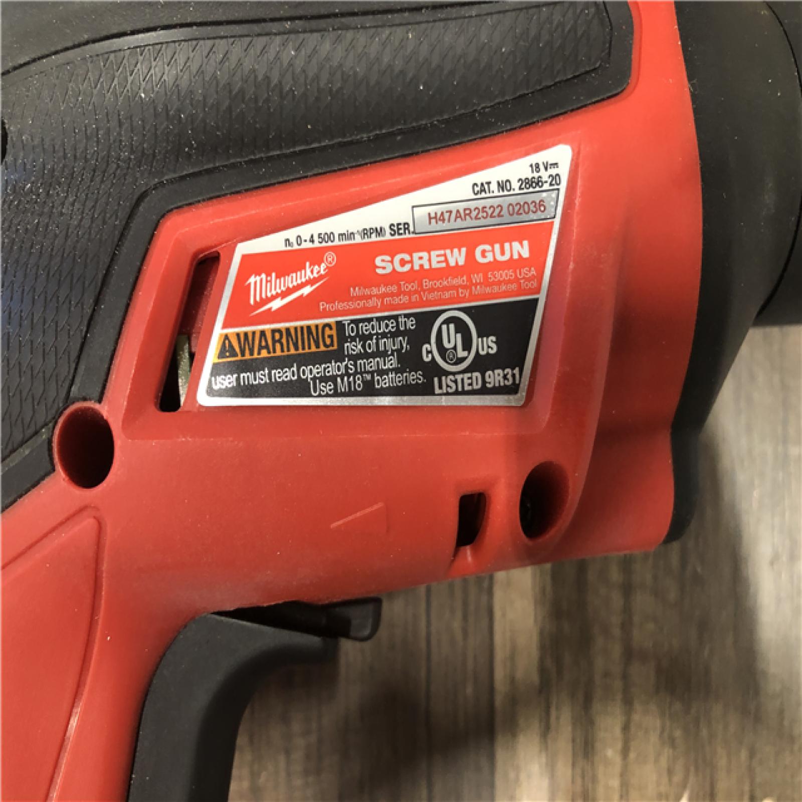 AS-IS Milwaukee FUEL 18V Lithium-Ion Brushless Cordless Drywall Screw Gun (Tool-Only)